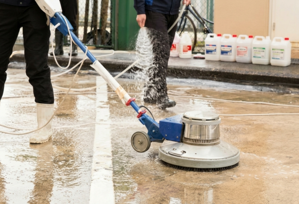 Dịch vụ phục hồi và đánh bóng bảo trì sàn đá
